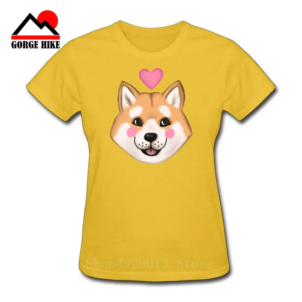 Женские футболки Harajuku Kawaii Cute Shiba Inu Doge футболка с принтом уличная одежда в