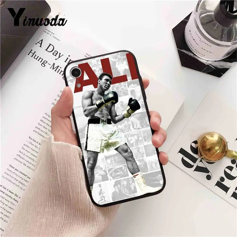 Чехол для телефона Yinuoda Muhammad Ali boxing champion с рисунком iPhone 8 7 6 6S 6Plus X XS MAX 5 5S SE XR Fundas Capa 11