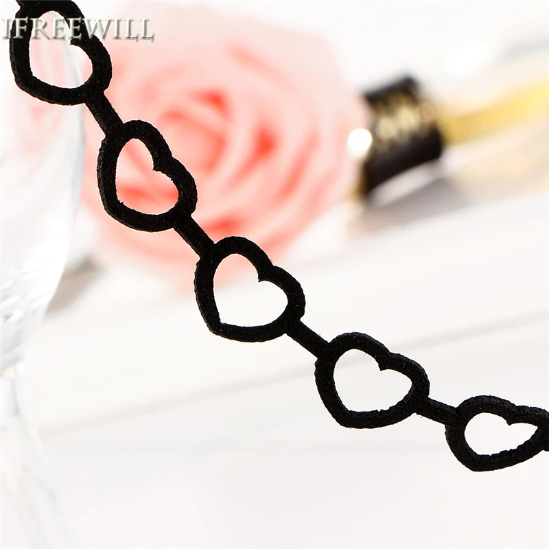 Черный Корея Сердце колье кружево хлопок Романтический веревку цепи усердию 2017