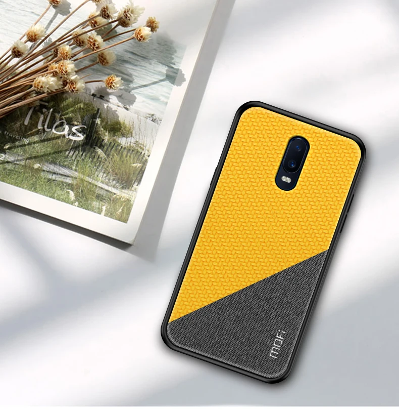 MOFI OnePlus 6 т защитный чехол крышка ПУ; кожа; силикон Роскошные чехол для телефона One Plus 6 т задняя крышка 1+ 6 т ударостойкий чехол