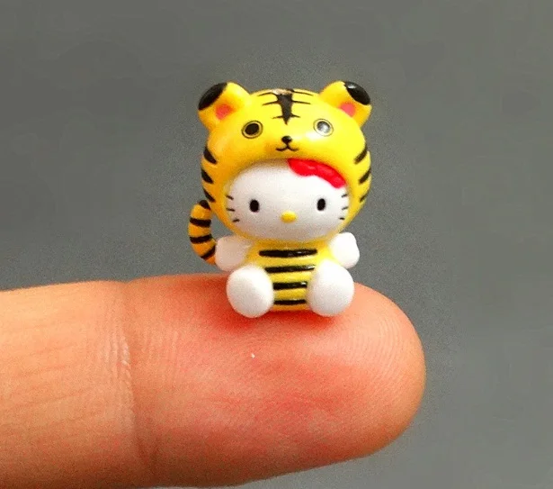 50~ 150 шт без повтора 2-3,5 см мини мультфильм hello kitty фигурка куклы жесткий ПВХ модель животного игрушка японского аниме d11