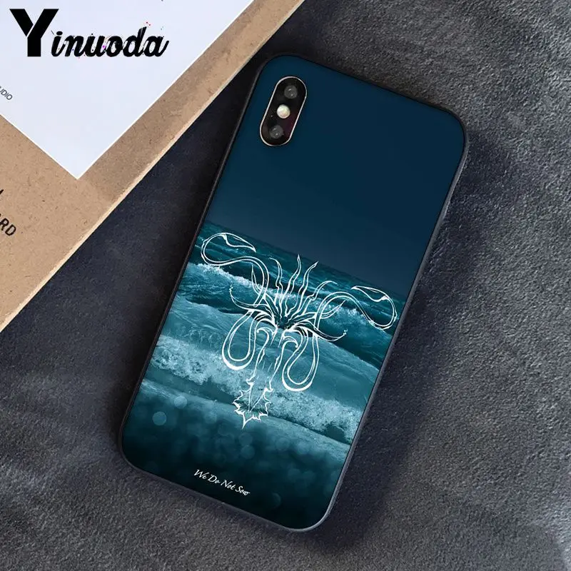 Yinuoda Игра престолов дом Старк DIY окрашенный красивый чехол для телефона для Apple iPhone 8 7 6 6S Plus X XS MAX 5 5S SE XR чехол