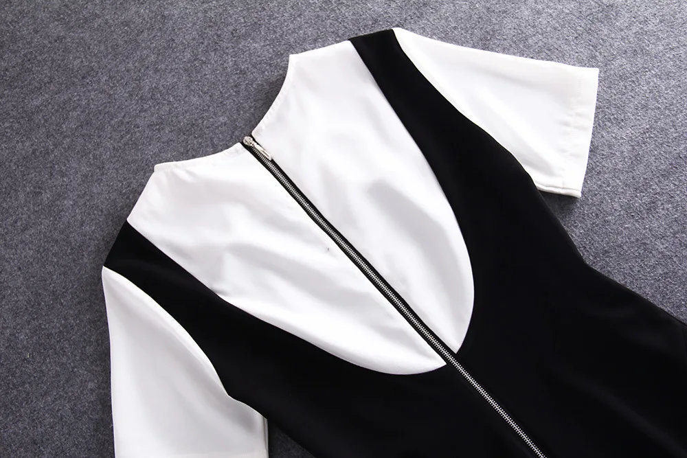 2018 Новинки для женщин модные сезон: весна–лето Стиль искусственного двух частей