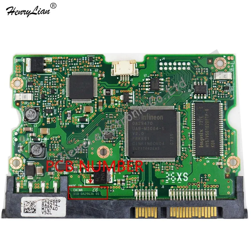 HDD PCB для/материнскую плату/номер платы: 110 0A29636 01 микросхема основного