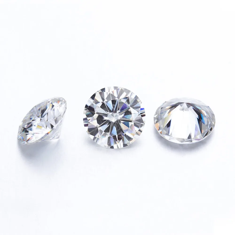 Балет GEM'S 0.5Ct 5 0 мм круглые моиссанитовые свободные драгоценные камни D Цвет VVS