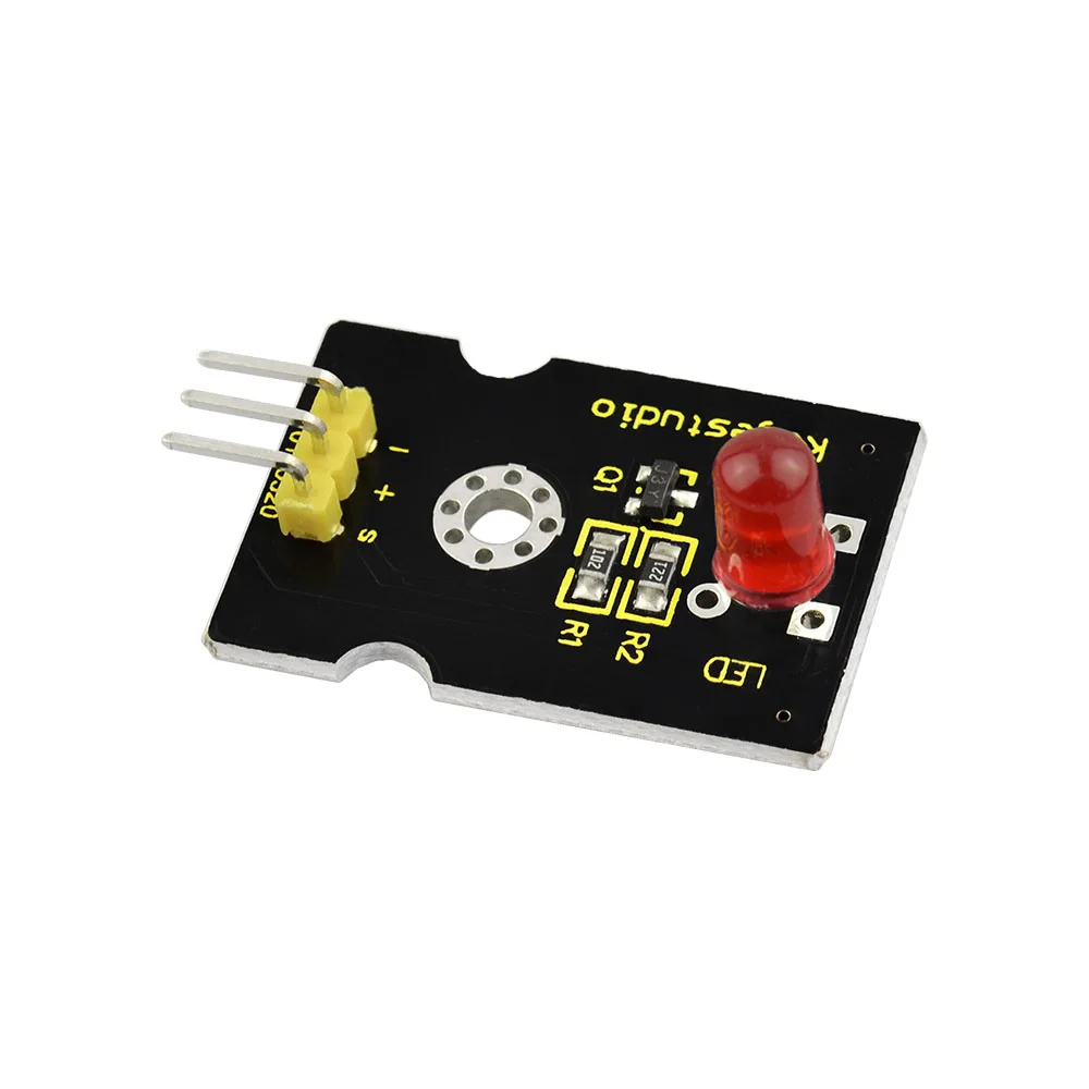Суперъяркий цветной светодиодный модуль Keyestudio для Arduino (красный)|Аксессуары