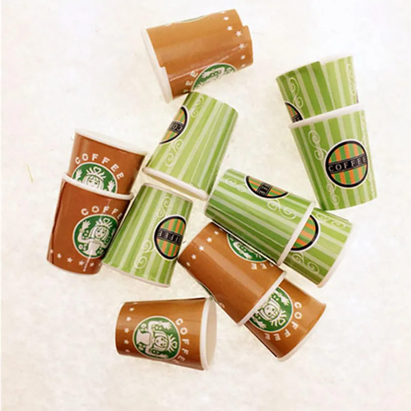 Новые модные товары 50 шт./лот! Мини поддельная кофейная чашка PS Милая имитация