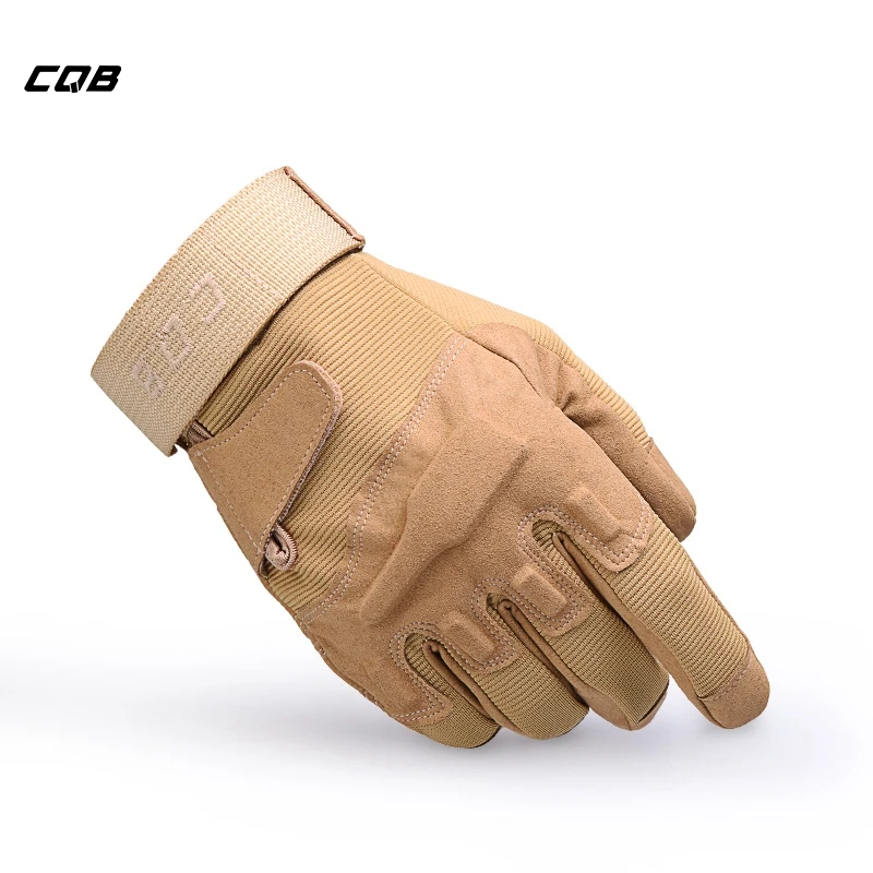 CQB Мужчины Бренд На Открытом Воздухе Перчатки Тактические Полный палец Боевые