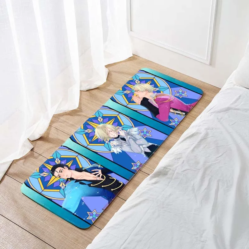 

YURI!!! on ICE 120x40cm Floor Mat Carpet Decor Bedroom Doormat Anime Manga 001