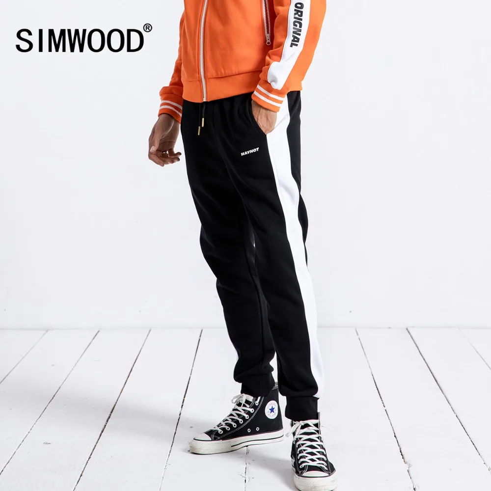 Мужские спортивные брюки SIMWOOD стильные повседневные джоггеры уличные зимние