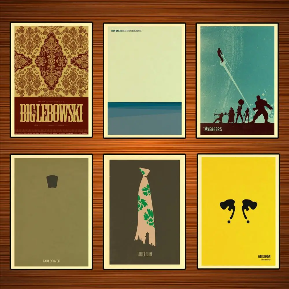 Большая Lebowski комедия минималистичный фильм винтажная Классическая Настенная