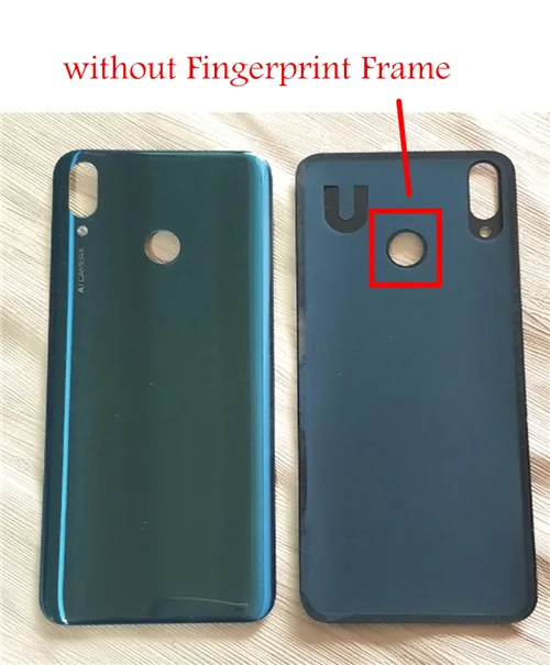Blue Для huawei Y9 /Enjoy 9 Plus Задняя крышка батареи стеклянная панель Задняя крышка корпуса Дверь Наслаждайтесь 9 плюс запасные части для ремонта - Color: Blue