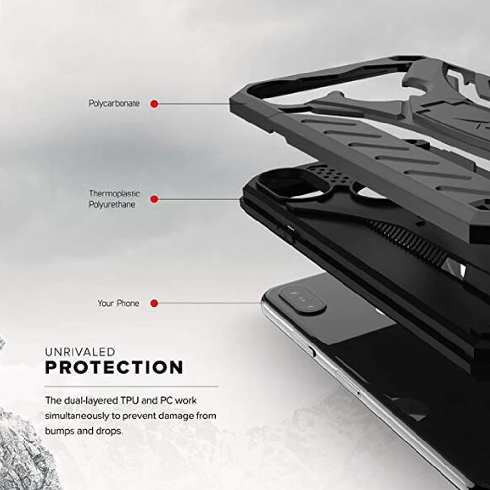 Чехол для iPhone 7 8 противоударный силиконовый чехол в стиле милитари с подставкой 6 - Фото №1