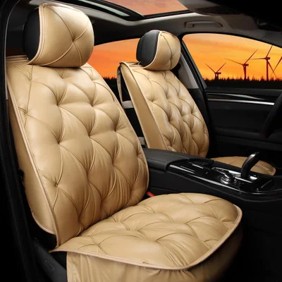 

automobile car seat covers pu cushion set for Skoda Octavia Fabia Superb Yeti Rapid VOLVO V60 XC90 V40 XC60 S60L S80L XC90 good