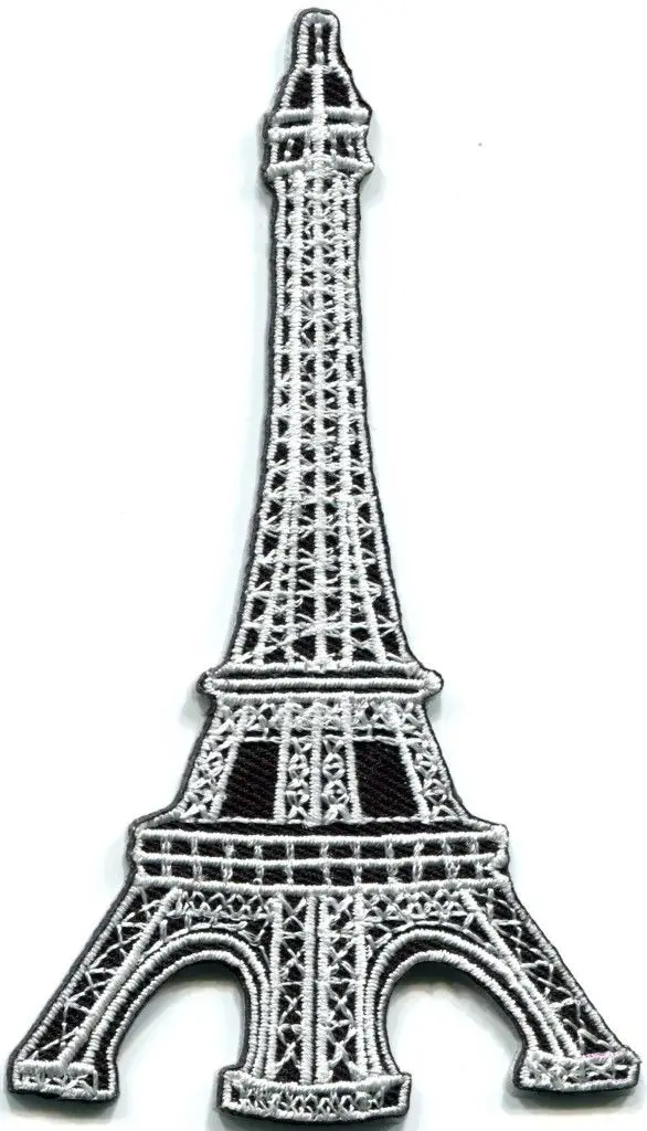

30x Eiffel Tower Paris France landmark embroidered applique iron-on patch new iron on patches