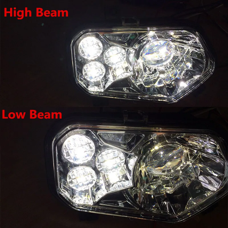 

2 PCS Ranger led headlight Left/Right for Polaris Sportsman Ranger RZR XP 900 ATV Off Road Headlamps