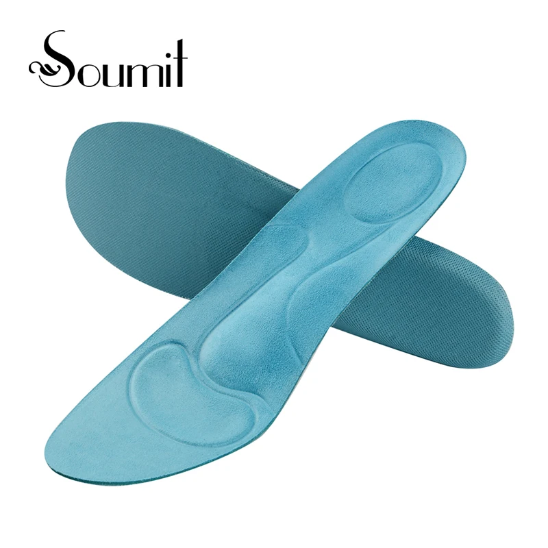 

Soumit Sponge Shock-Absorbant Insole Foot Massage Shoes Insole Man Women Casual Shoe Plantar Fasciitis Heel Pad Deodorant Insole