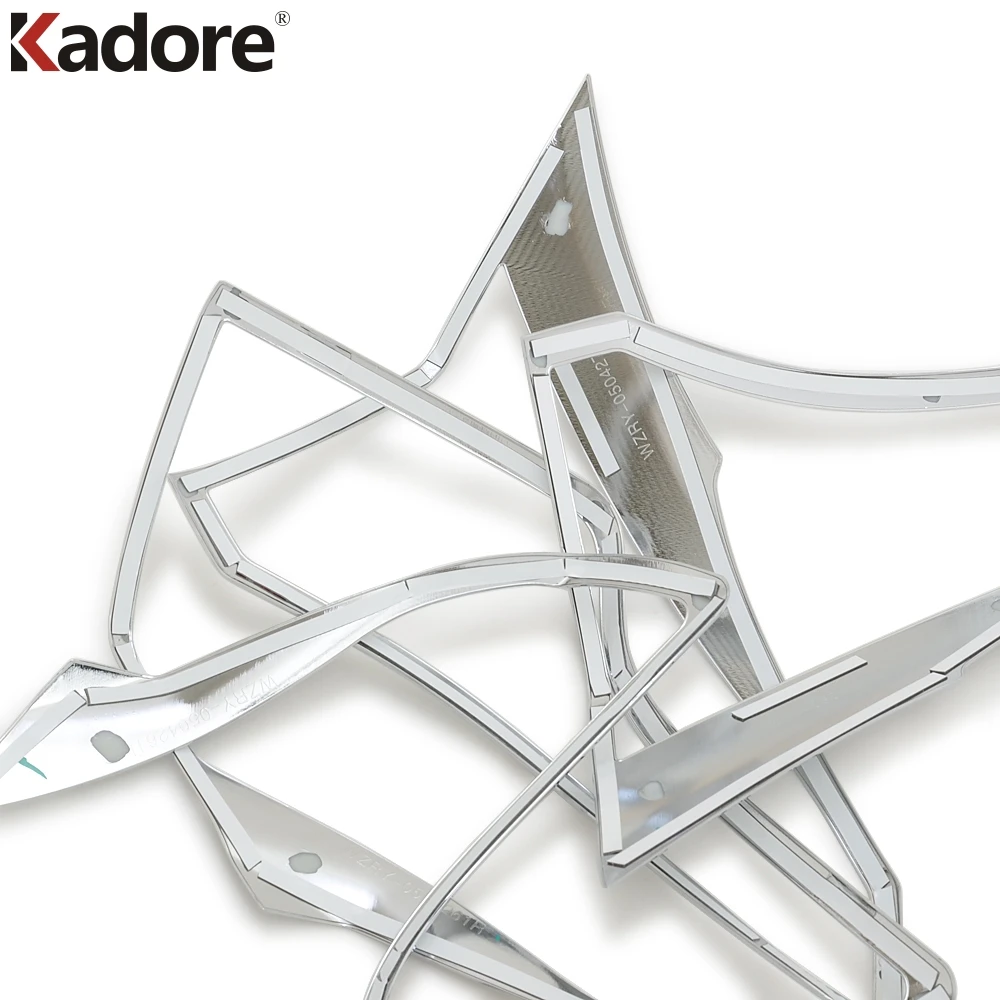 For Toyota RAV4 RAV 4 2016 2017 ABS Chrome Rear Tail Light Lamp Taillight Cover Trim Frame Taillamp Sticker Accessories | Автомобили и