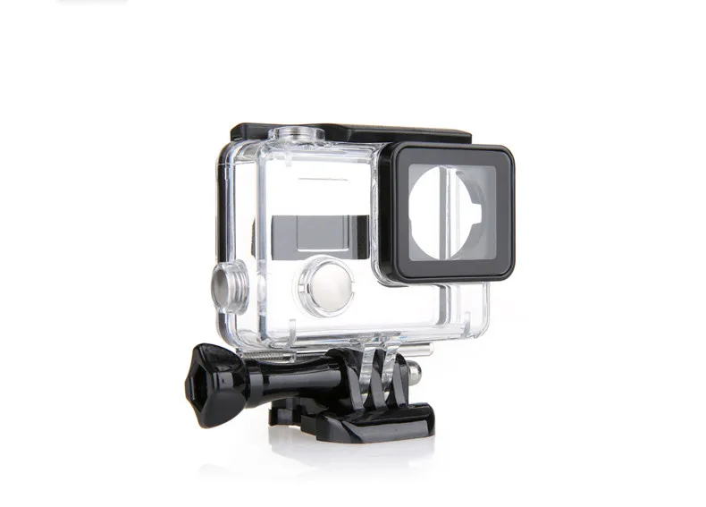 Only Waterproof Case Для Go Pro Водонепроницаемый чехол для дайвинга фильтр протектор 52 мм круговой поляризатор CPL UV ND4 Dive Filtors для Gopro 4 3+ аксессуары - Цвет: Only Waterproof Case
