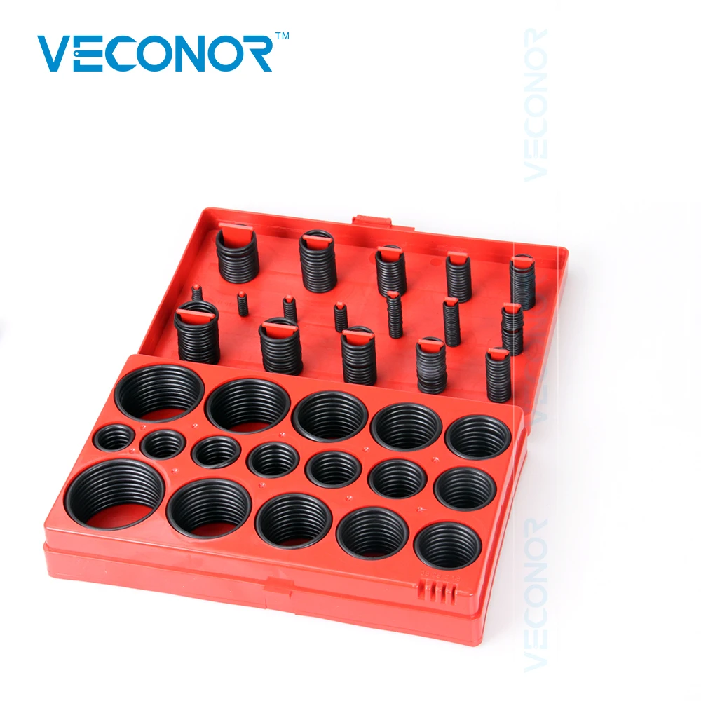 

VECONOR Top Quality 419 PCS 419pcs High Temperature Transmission Kit Part Rubber Seal Assortment O-Ring Seals Set Nitrile Rubber