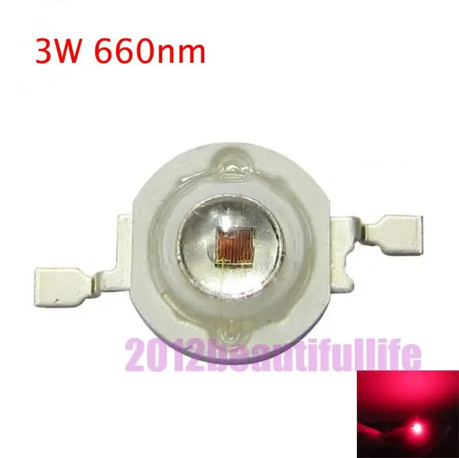

3W 42mil 660nm Deep Red High Power Led Emitter