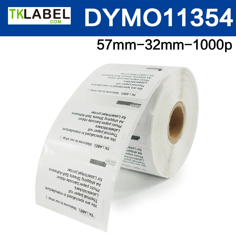Многофункциональные этикетки для LabelWriter 12R Совместимость с Dymo 11354 самоклеящиеся