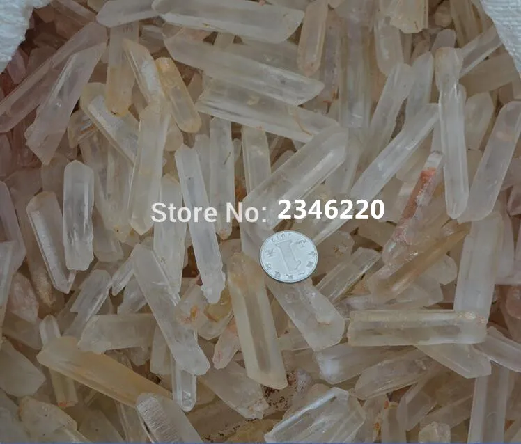 Натуральный небольшой прозрачный кварцевый кристалл 1000 г (фунтов) | Дом и сад