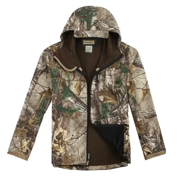 Осень Зима композитные ткани ветрозащитный водостойкий камуфляж охота в