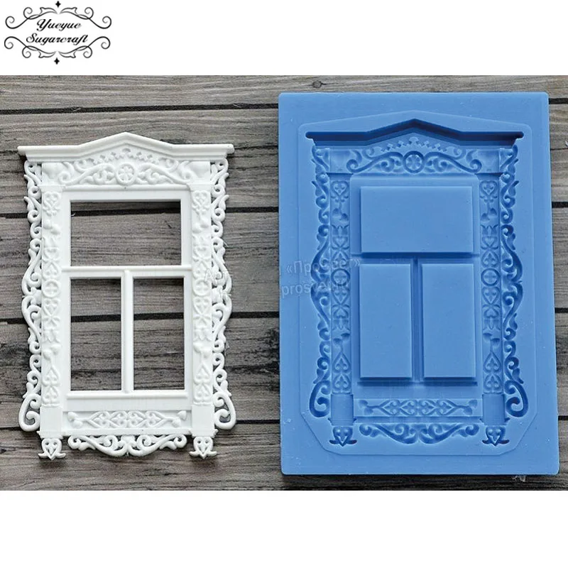Yueyue Sugarcraft силиконовые формы для окон помадная форма инструменты украшения торта