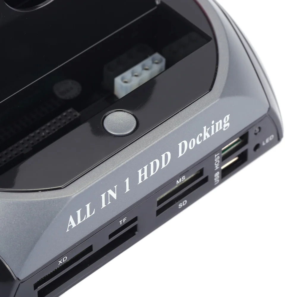 2 5 &quot3 5&quot SATA/IDE HDD SSD 2-Dock Dual Bay док-станция для жесткого диска e-SATA кардридер usb-хаб