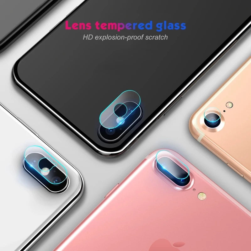 Для iPhone X XS XR Max 8 Plus аксессуар для задней камеры защита экрана полное покрытие