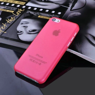 Цветной матовый чехол KALCAS для iphone 5C 5 5S 5SE 6 6S 4,7 ''6 Plus 5,5'' 7 7 Plus, пластиковый защитный чехол - Цвет: Красный