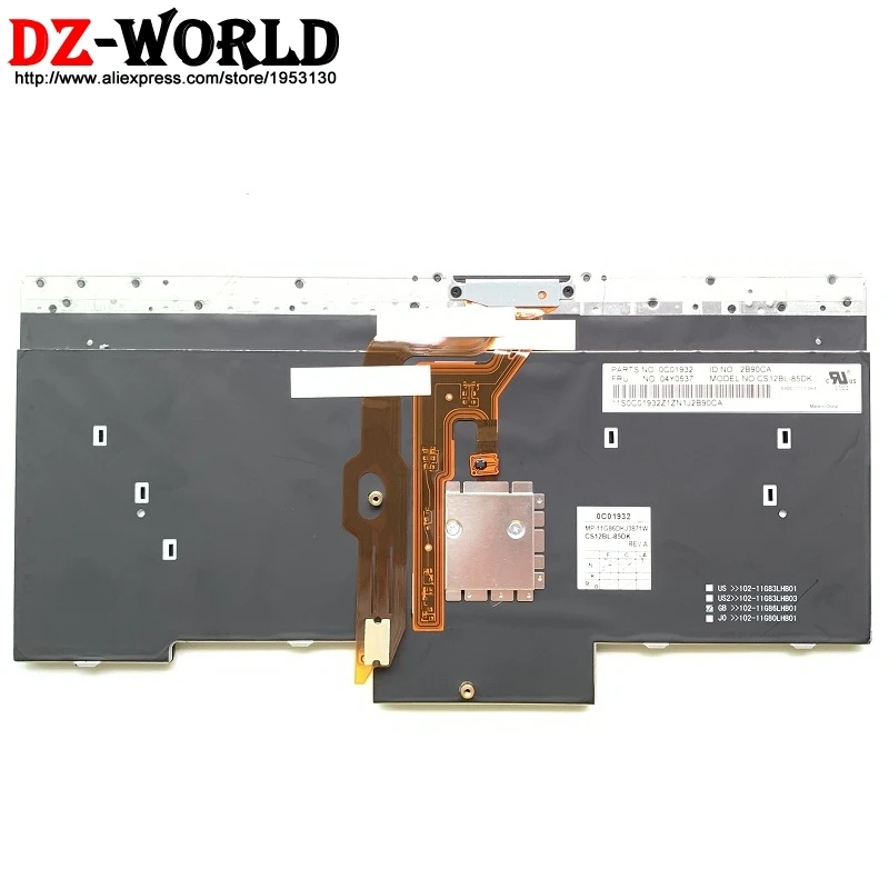 Датская клавиатура с подсветкой DEN DK для Thinkpad T430 T430i T430S T530 T530i W530 X230 X230i подсветка
