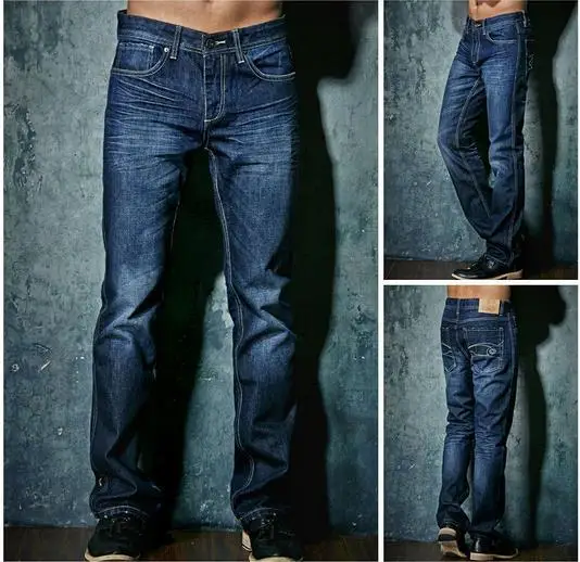 ALA MASTER New 2015 Men Jeans Brand High Quality Fashion Cotton Denim Classic Pants Famous Size 28-36 | Мужская одежда