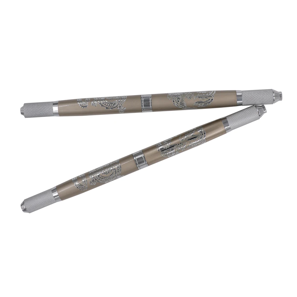 Алюминий microblading ручка легкий ручной микроклетку Иглодержатель Caneta tebori бровей