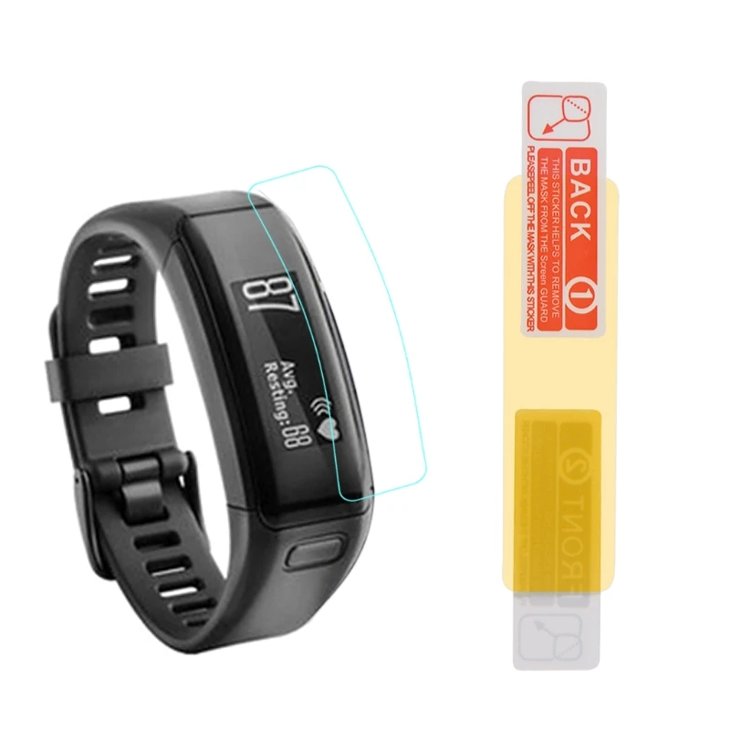 2 шт Защитная пленка ТПУ Браслет Полный экран протектор для Garmin Vivosmart HR