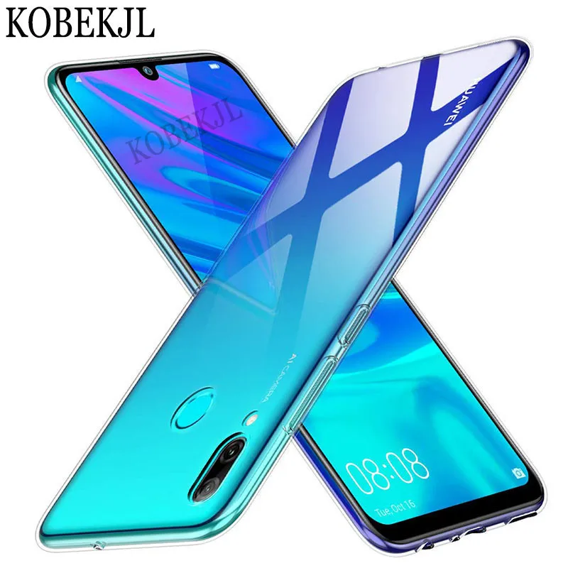 Чехол для Huawei P Smart Plus 2019 Мягкая силиконовая задняя крышка из ТПУ чехол телефона + |