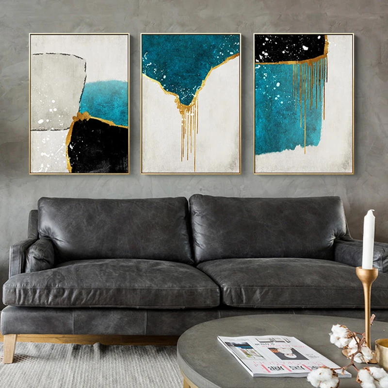 Скандинавский современный Фотофон оригинальный акварельный плакат печатная