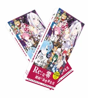 180pcsset anime relife in a different world from zero postcardgreeting cardmessage cardchristmas and new year gifts