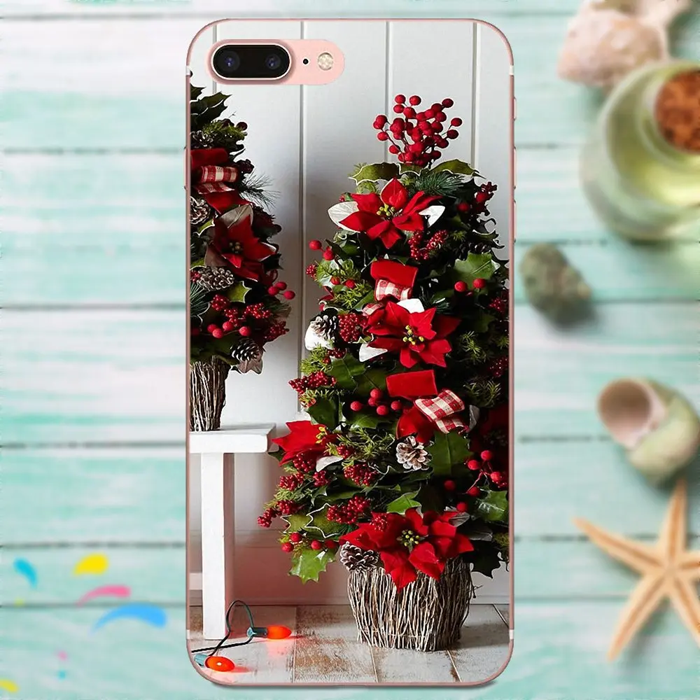 Soft Silicone TPU Transparent Capa Case Beauty Christmas Tree For Huawei Mate 7 8 9 10 20 P8 P9 P10 P20 P30 Lite Plus Pro 2017 | Мобильные