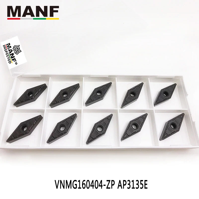 

Токарный инструмент MANF VNMG160404 VNMG160408, внутренняя вставка отверстия, карбидная сталь, лезвие CNC для стали MVJNR2020K16, держатель лезвия токарного ст...
