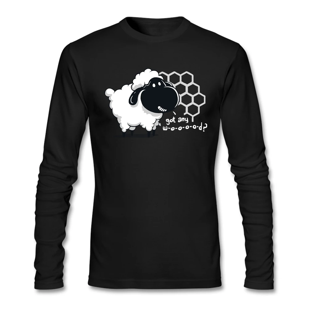 Футболки дешевые костюмы с длинными рукавами редактор Catan You Give Me Wood мужские