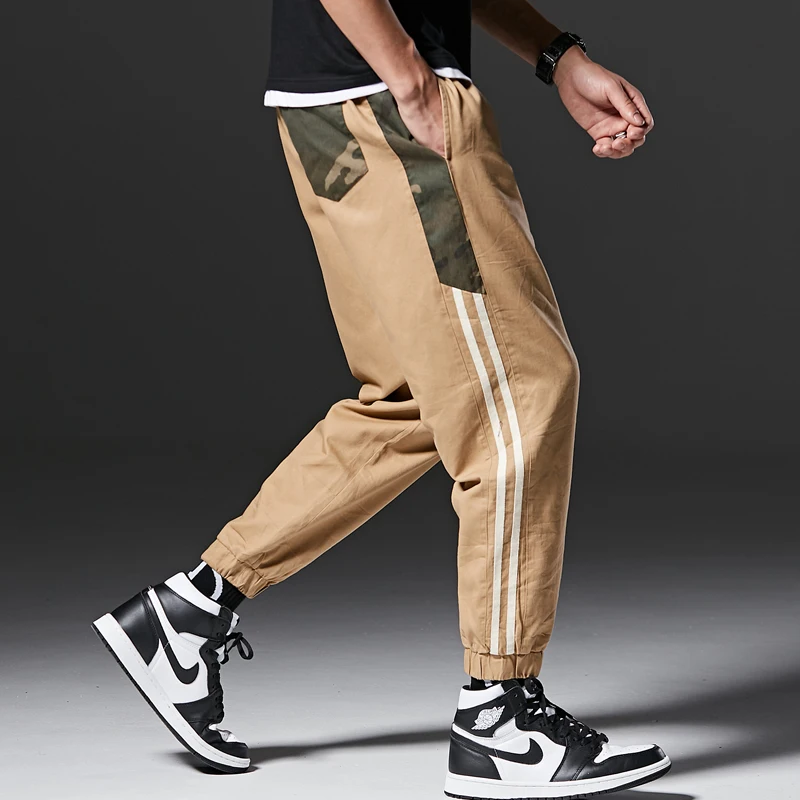 2019 мужские Джоггеры летние карандашный гаремный Штаны Камуфлированные штаны милитари свободные удобные