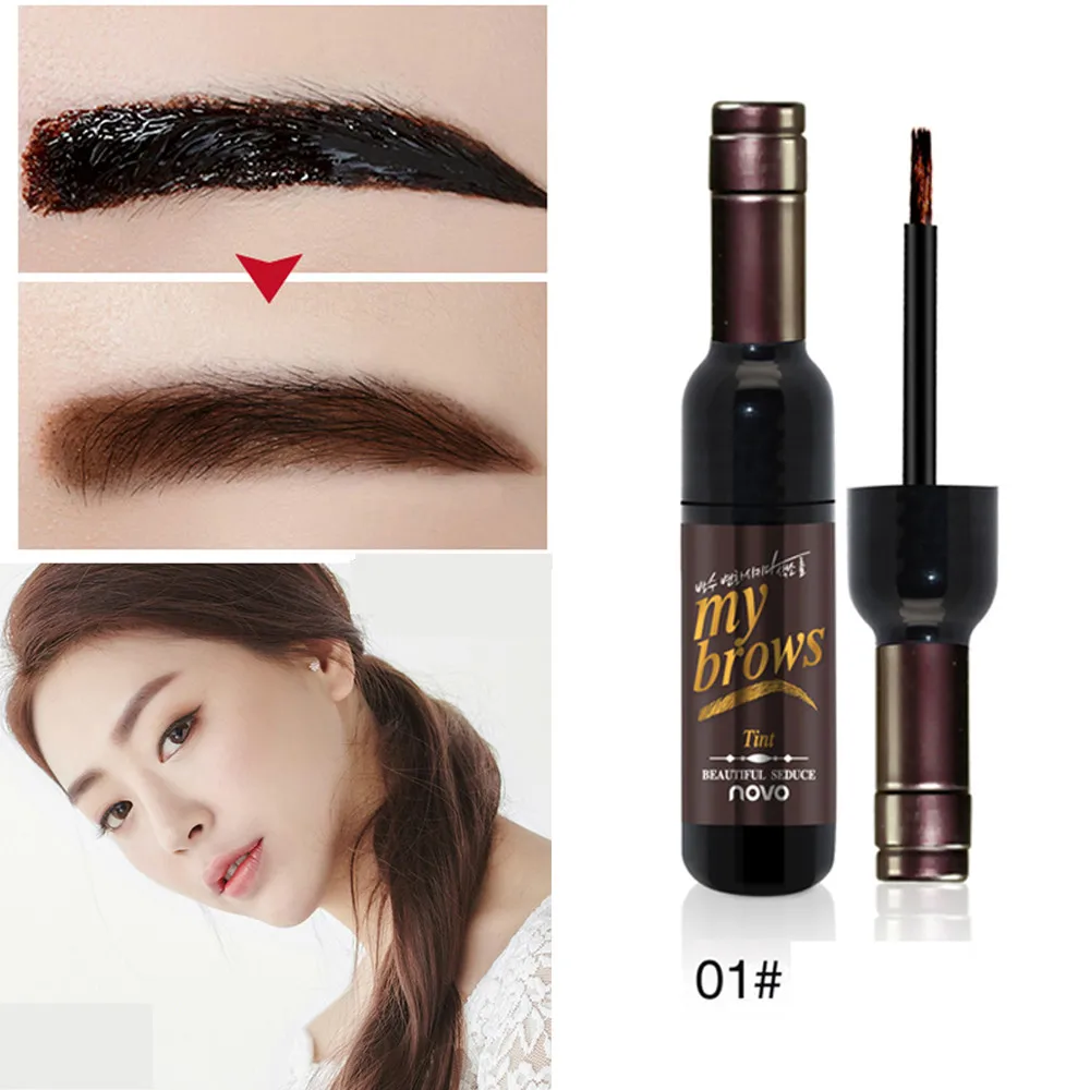 1Pc Eye Makeup Peel-off Brow Tattoo Tint Dye Gel Eyebrow Cream Waterproof Long Lasting Mascara makeup | Красота и здоровье