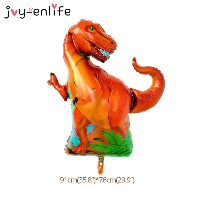 1 шт. гигантский динозавр Фольга Воздушный шар Мальчики воздушные шарики в виде