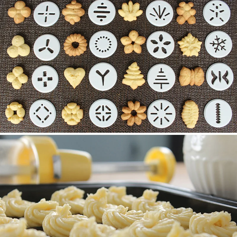 Пресс форма для Печенье комплект сцепление Spritz печенье пистолет с 16 украшения