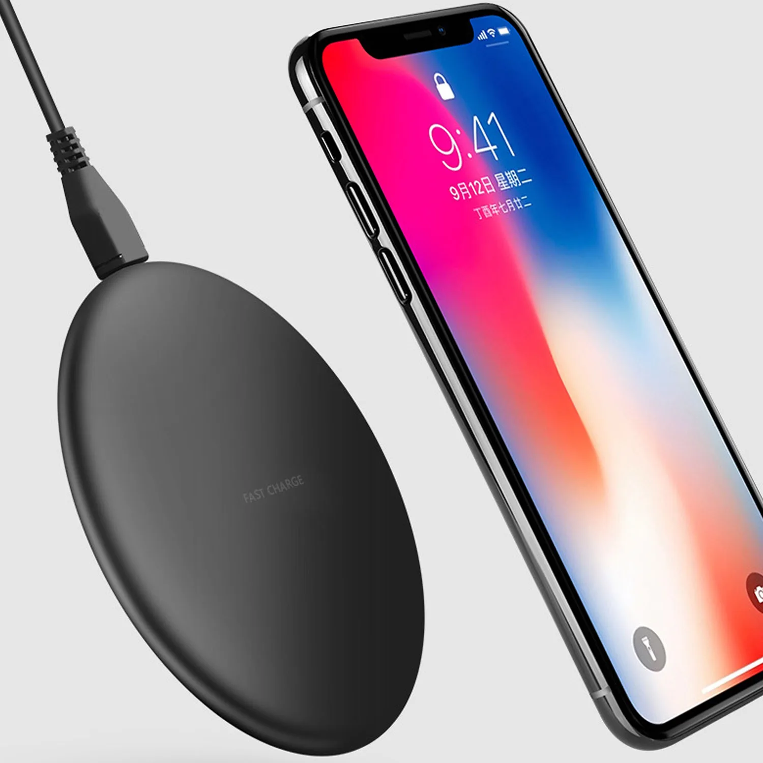 Беспроводное зарядное устройство Besegad QI для iPhone 8 Plus X 10 Samsung S6 7 9 Nokia Lumia 830 920