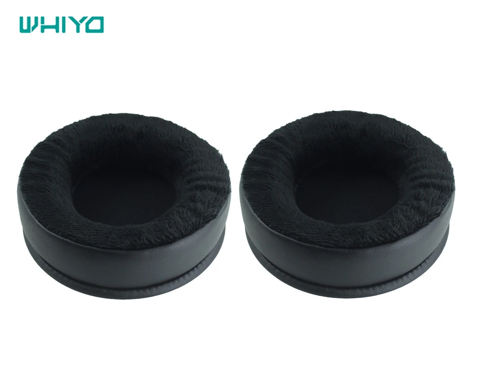 Whiyo Velour Leather Sleeve Ear Pads Cushion Earpads Earmuff Replacement for Audio-Techinca ATH-AD500X ATH-AD700X ATH-AD900X enlarge