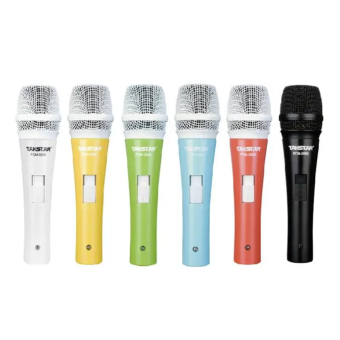 Takstar PCM-5560 конденсаторный микрофон KTV Красочный корпус поставляется с кабелем и