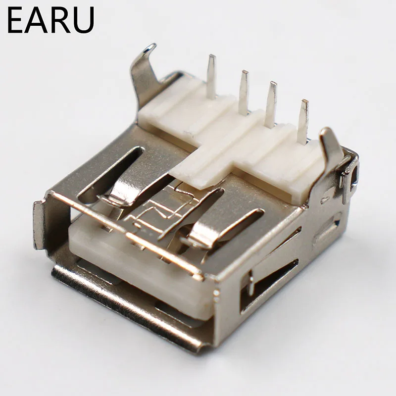 10 шт. разъёмы USB 2 0 4 контакта тип А гнездо|Соединители| |